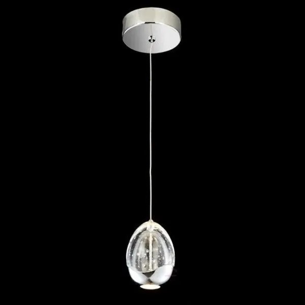 Pendul modern LED diametru 9cm ROCIO crom 784326
