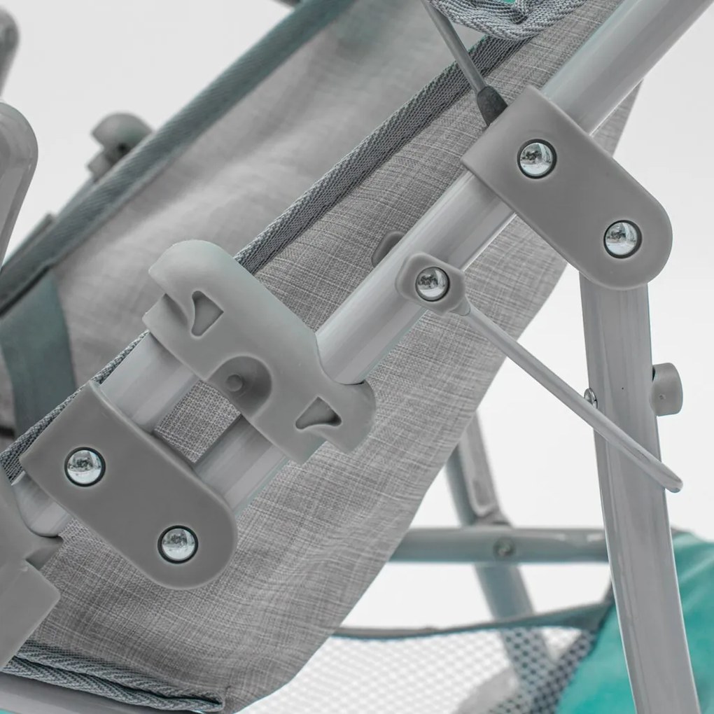 Baby Mix Cărucior sportiv pentru păpuși Lana mentol, 58,5 x 33 x 61,5 cm