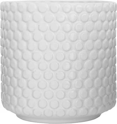 Ghiveci alb din ceramica 15,5 cm Round Bloomingville