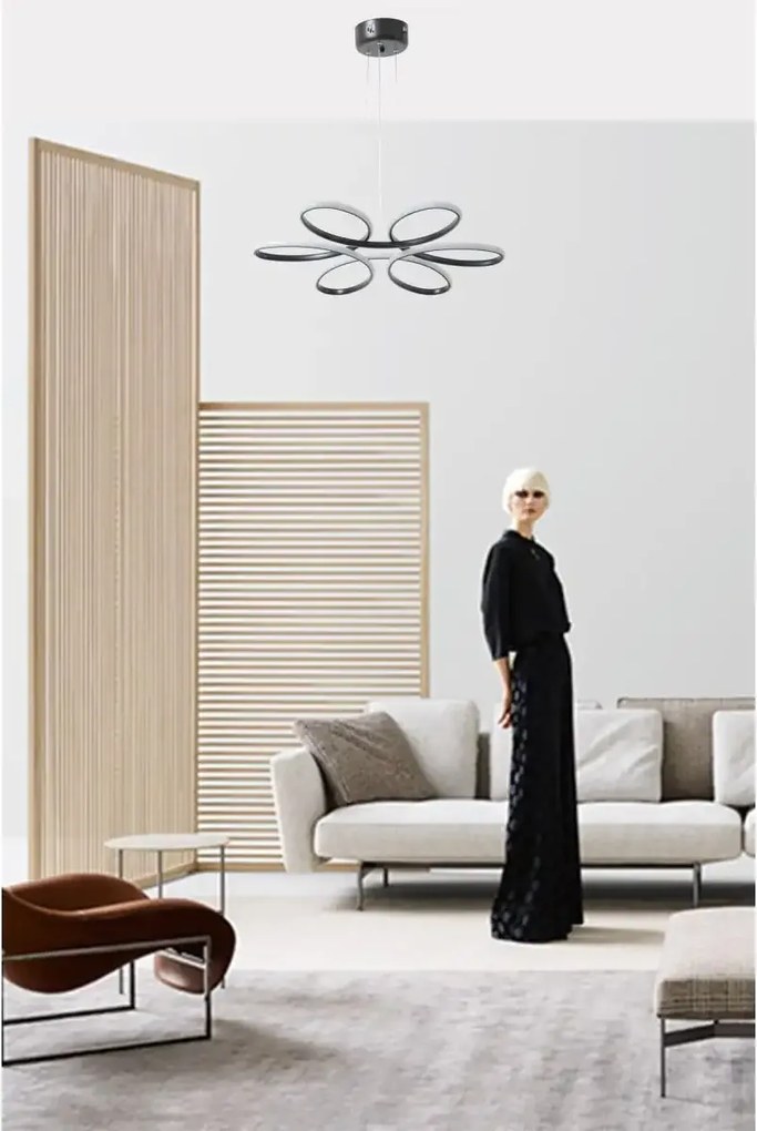 Lustra cu led,3 color lumina homs ro,lx,40027