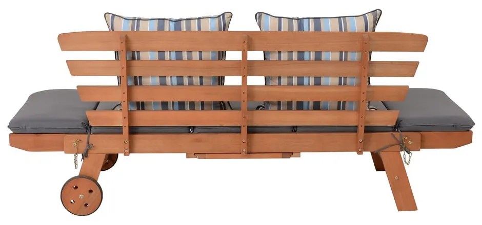 Bancă de grădină maro din lemn masiv Rincon – Garden Pleasure