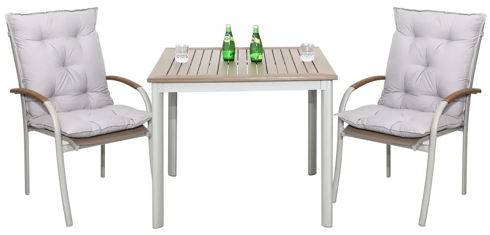 Deuba Set 2 perne 116x57x7cm - gri
