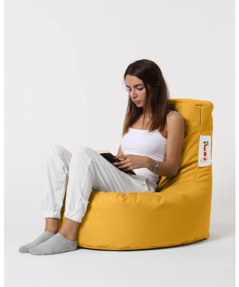 Fotoliu puf Lerna (Galben). Promo -6%. 1101688