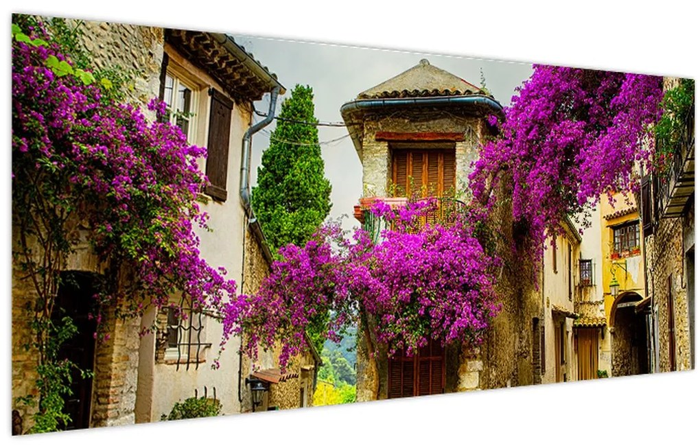 Tablou - Alee mediteraneană leneșă (120x50 cm)