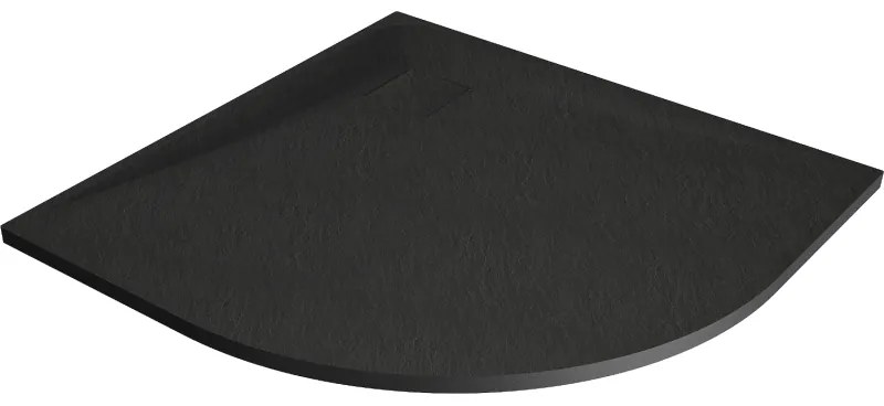 Mexen Bert cadaș de baie semicircular SMC 90 x 90 cm, negru - 4KR709090
