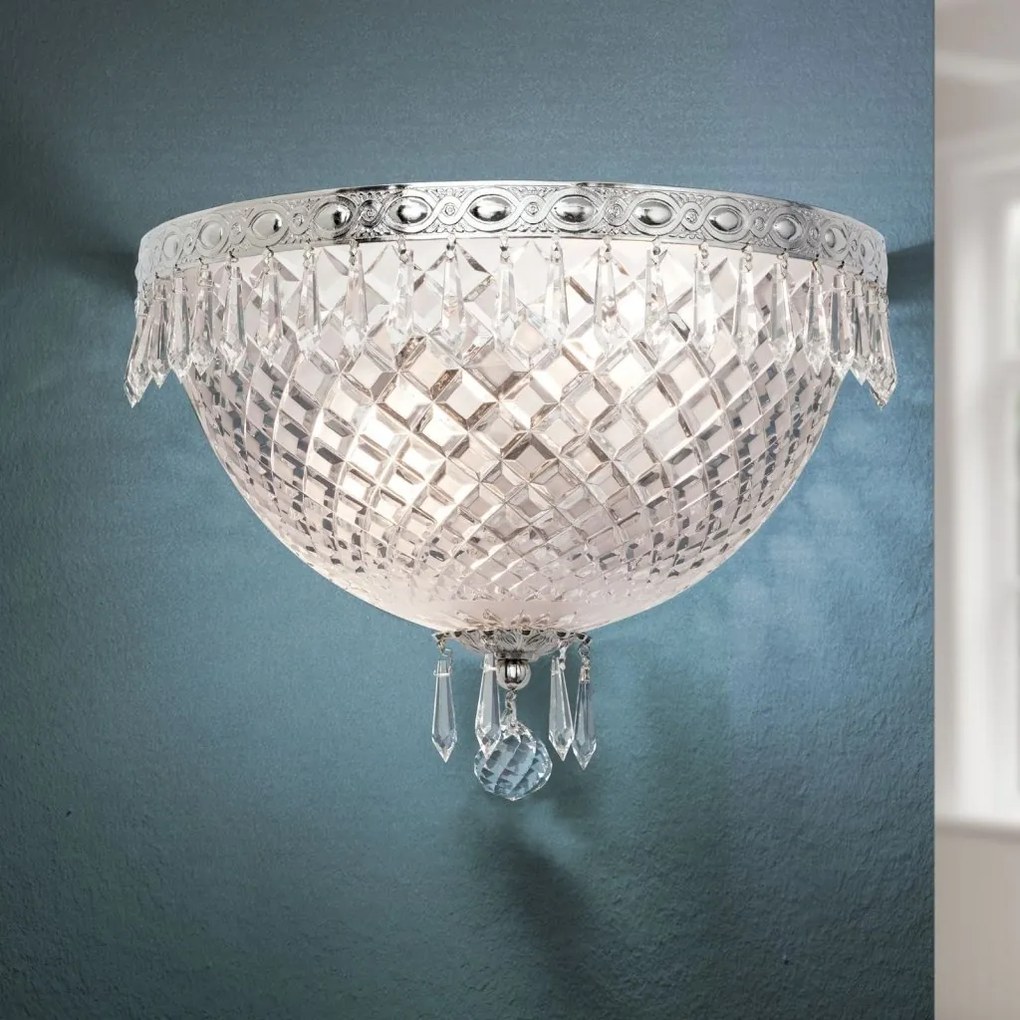 Aplica de perete cristal SCHOLER, EMPIRE CRYSTAL antique silver