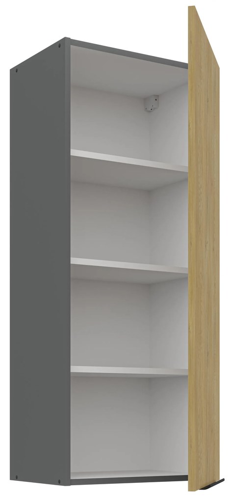 Dulap superior de bucătărie Carminia 45 G-108 1F (stejar cremona + antracit). 1127945