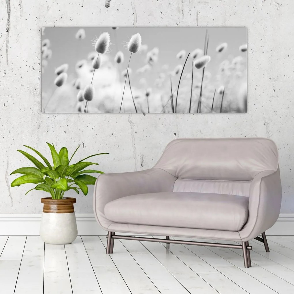 Tablou - Boho iepuraș coadă de iarbă (120x50 cm)