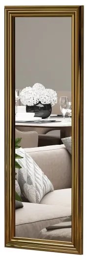 Oglindă de perete SMOOTH 105x40 cm maro