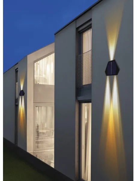 Immax 08488L - Lampă solară LED de perete cu senzor LED/2W/5V IP54