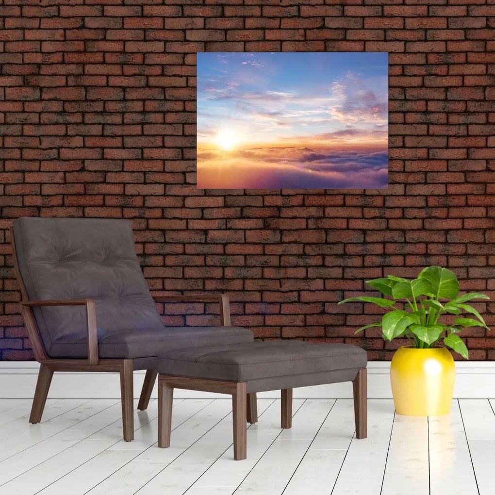 Tablou - Apus de soare deasupra norilor (70x50 cm)