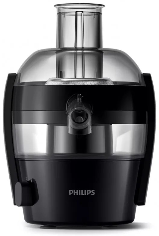 Storcator de fructe Philips HR1832/00, 500W, 1.5L, QuickClean, Fara picurare, Negru