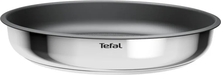 Set de tigaii si cratite Tefal L881S504, 5 piese, Otel inoxidabil, Acoperire antiaderenta din titan, Rezistente la cuptor pana la 250°C, Maner detasabil, Inductie, Argintiu