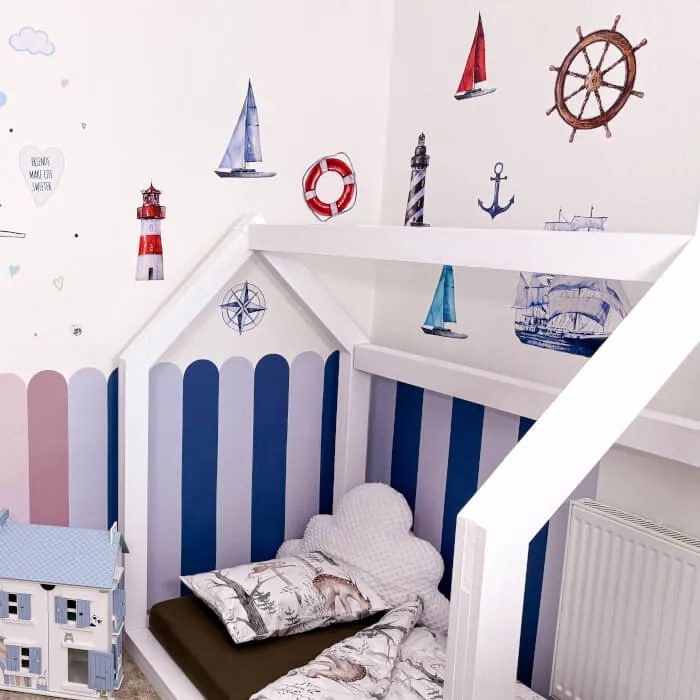 INSPIO Autocolante pentru perete - Set nautic