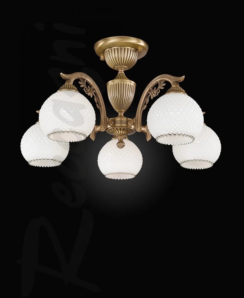 Lustra aplicata clasica din alama design italian 8600