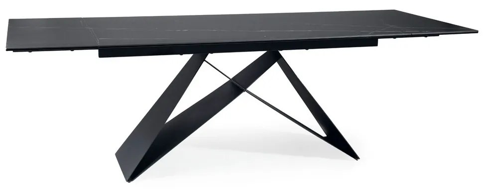 Masa de bucaterie Westin II 160 x 90 cm, neagra