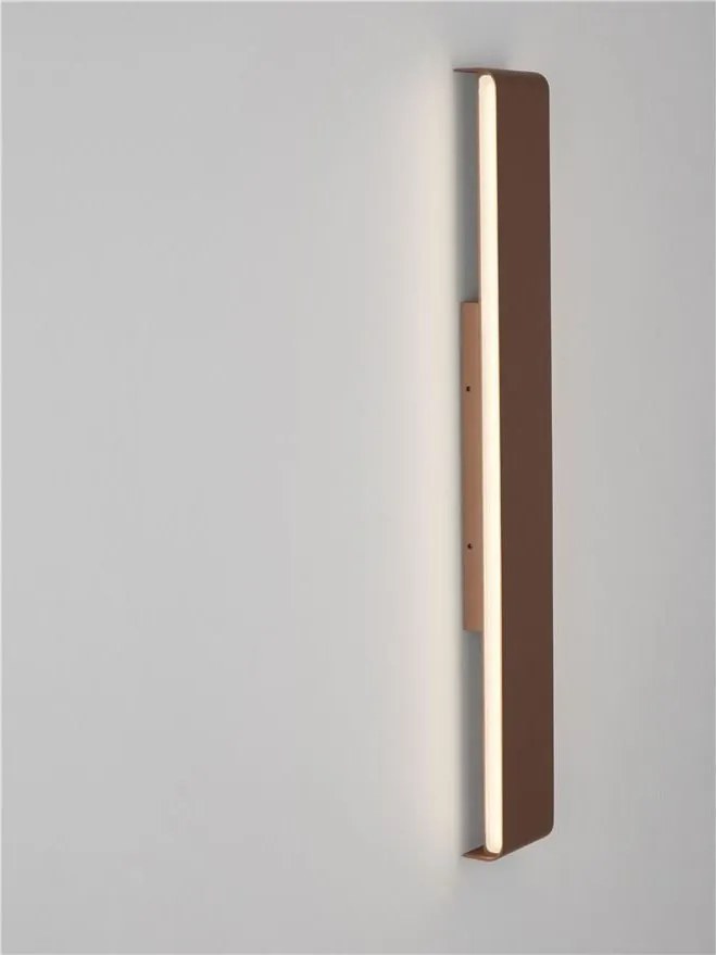 Aplica exterior corten liniara 60cm IP65 LED 2700K RANGE