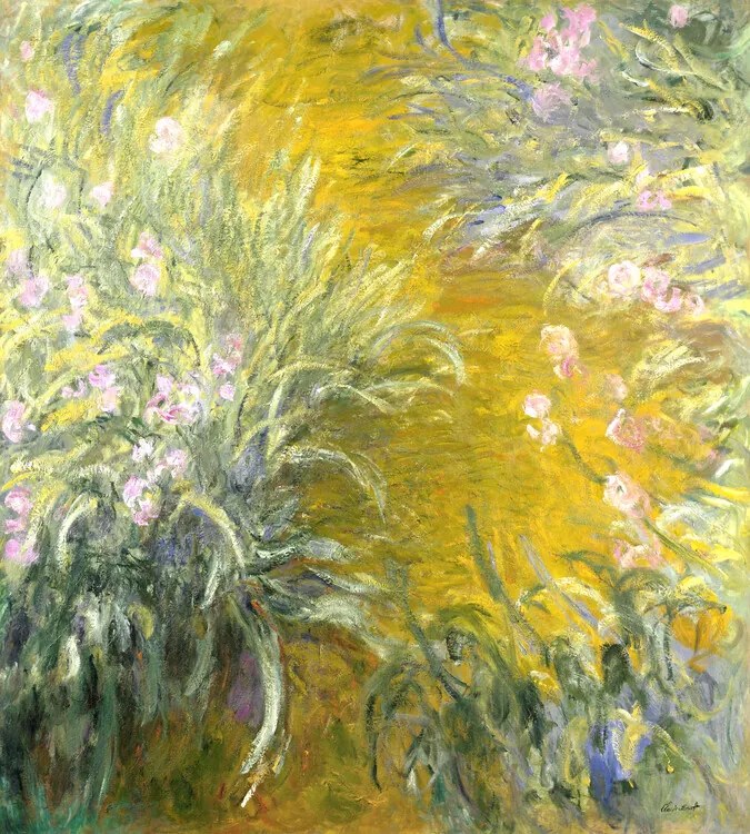 Reproducere The Path through the Irises (1914–1917), Claude Monet