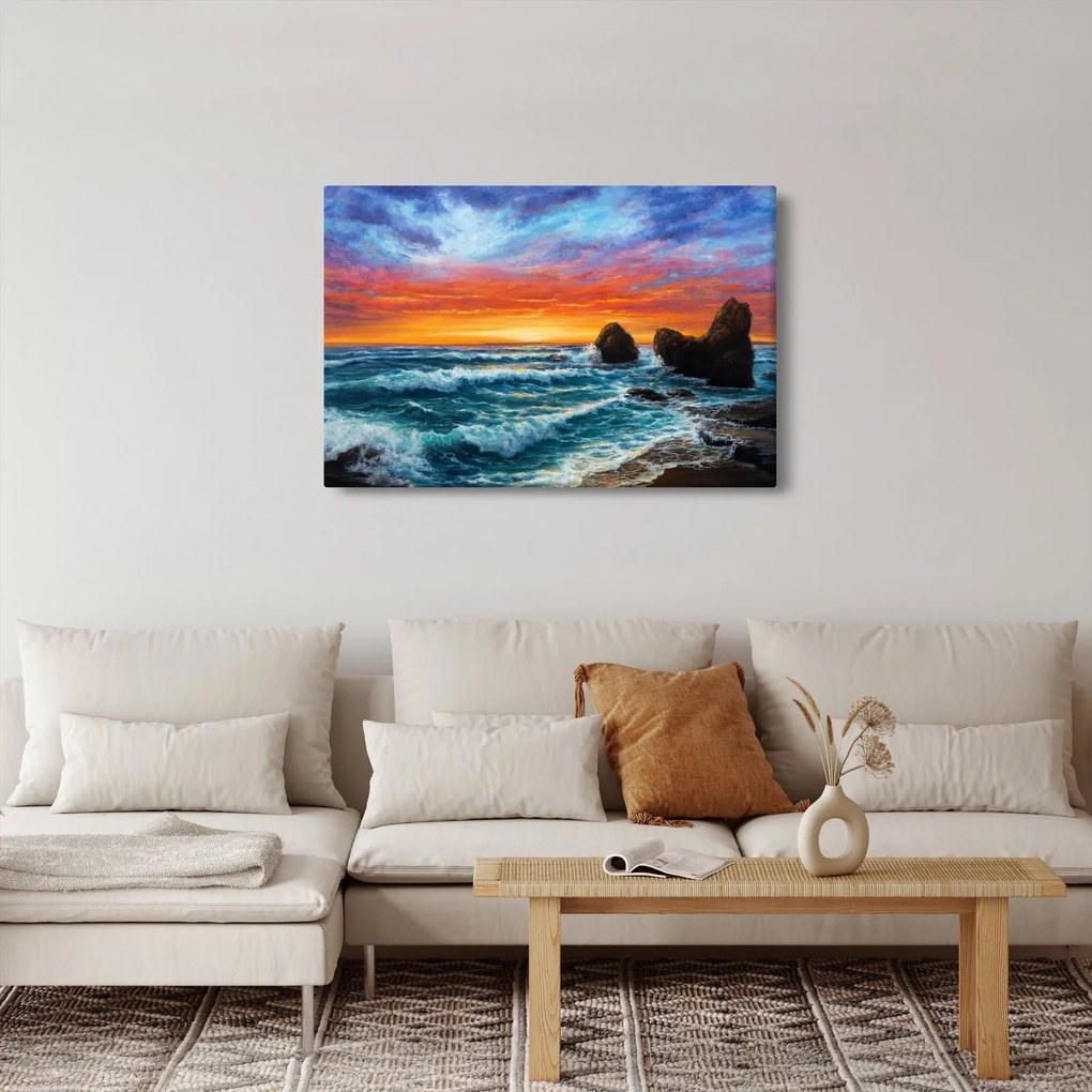 Tablou - Apus de soare (90x60 cm)