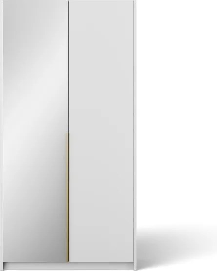 Dulap Alera II Hinged – cu oglindă – 100x58x204 cm – Alb – Alera II Hinged Dulap – Varianta 2