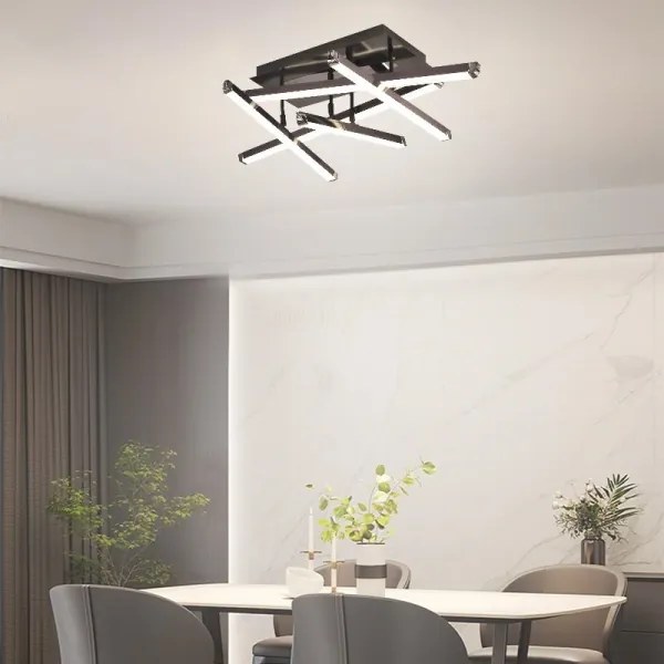 Lustră LED dimabilă aplicată LED/60W/230V 3000-6500K + telecomandă