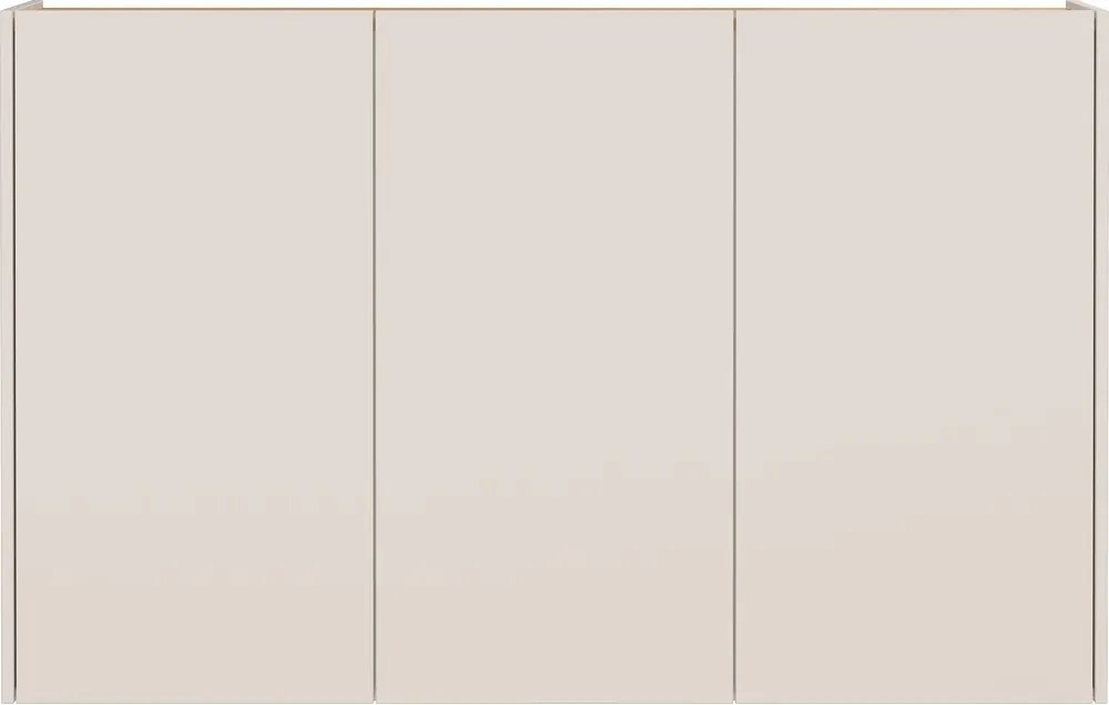 Dulap crem cu aspect de lemn de stejar 138x87x25 cm Libbiano – Germania