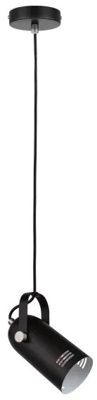 Paulmann LAVEA 79766 - Lustră suspendată pe cablu LED RGBW 1xE27/15W 230V, neagră