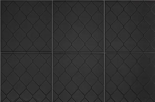 Faianta Diesel living Fence 20x20cm, 7mm, Black