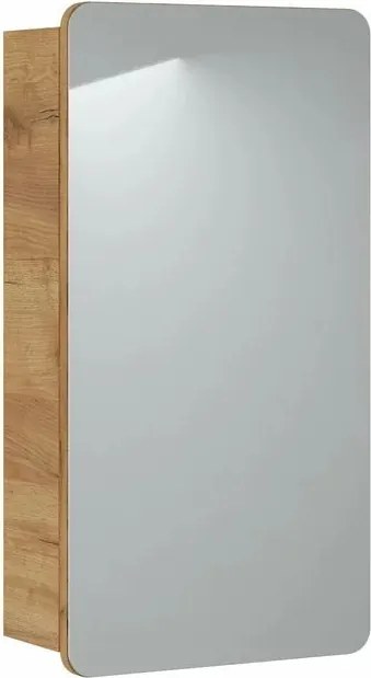 Dulap cu oglinda 40 cm cu 1 usa Comad Aruba stejar Craft