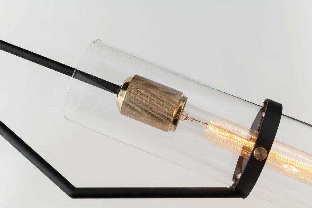 Lustra suspendata design modern RAEF, cu 2 surse de lumina