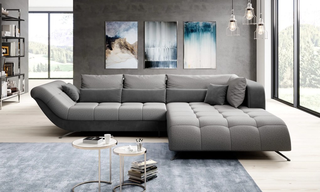 Coltar living Calvin pe dreapta - L290 x l210 x h84 cm