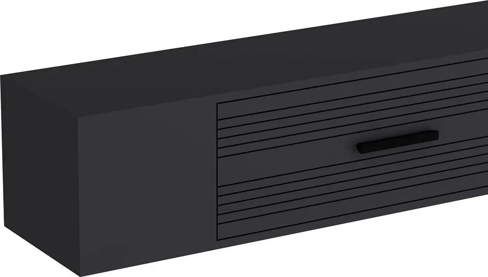 Comoda TV, Hanah Home, Kodaks L3, 150x33.2x29.6 cm, Antracit