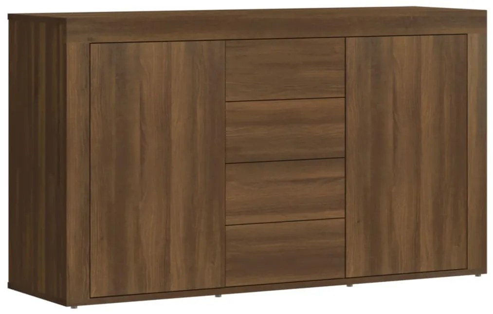 815494 vidaXL Servantă, stejar maro, 120x36x69 cm, lemn compozit