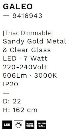 Lampadar LED design modern decorativ GALEO