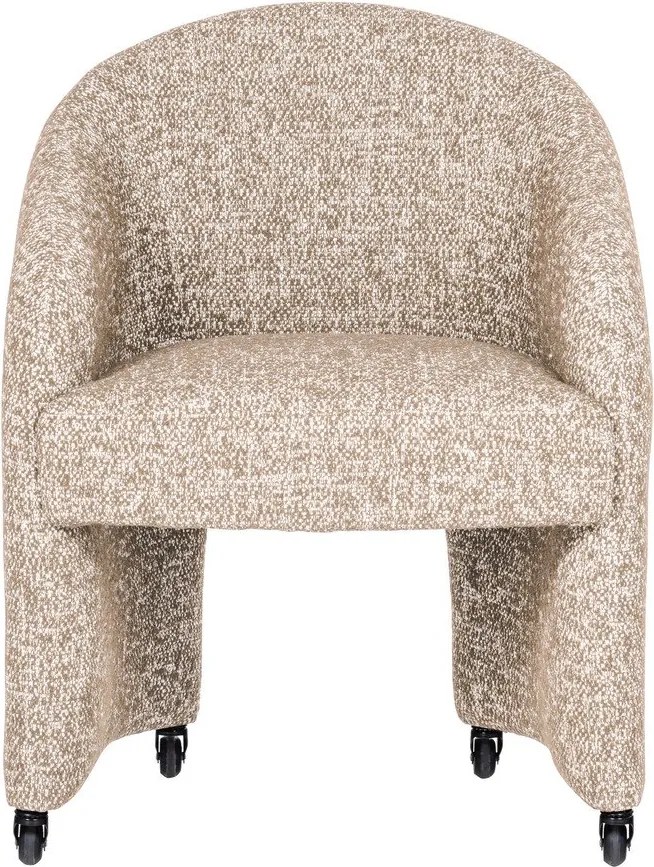 Scaun de birou bej tapițat Cordo – WOOOD