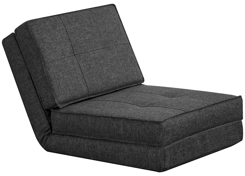 HOMCOM Fotoliu capitonat multifuncțional - design modern și confortabil | Aosom Romania