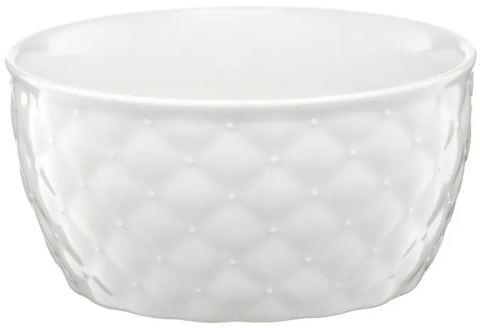 Bol Salata 17 cm Relief Alb Glamour