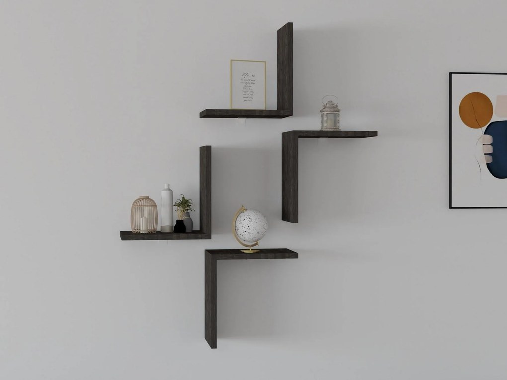 Set 4buc. rafturi Duteke (antracit) . 1095804