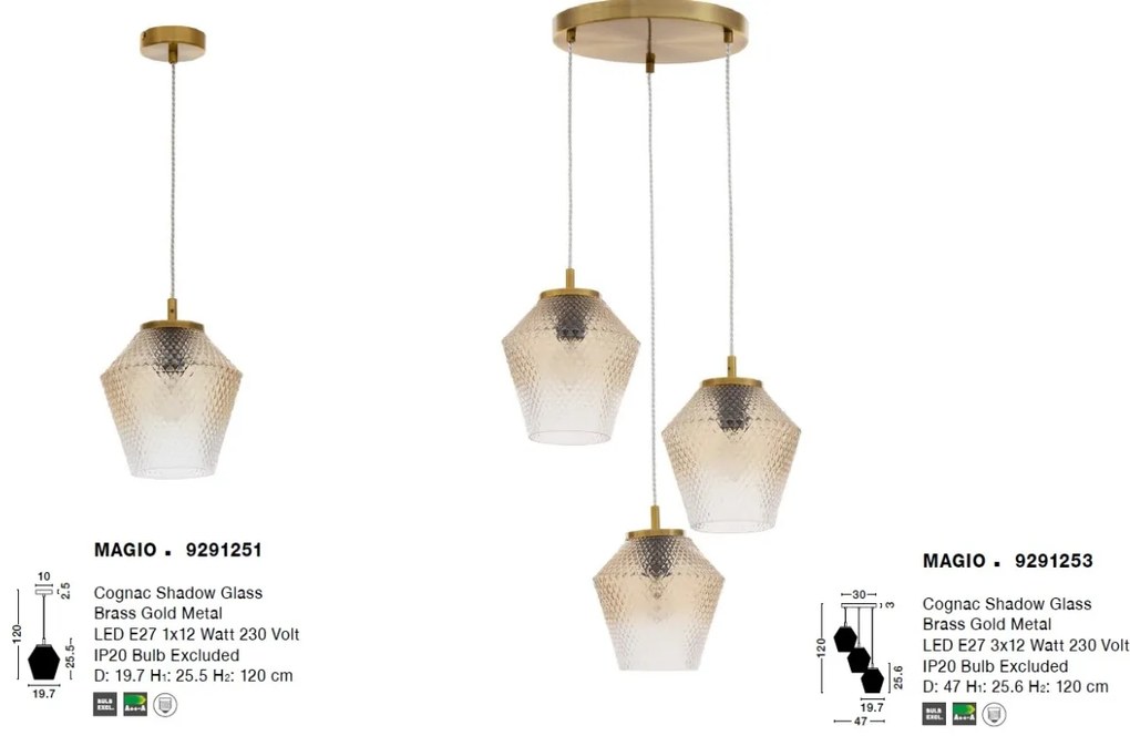 Lustra design modern decorativ Magio 3L NVL-9291253