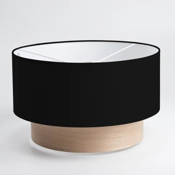 Brilagi - Lustră LED aplicată CERIA 1xE27/40W/230V Ø 50 cm negru/bej