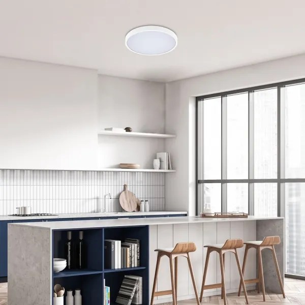 Plafonieră LED dimabilă pentru baie Rabalux 71430 ALENZO LED/36W/230V IP44 alb + telecomandă