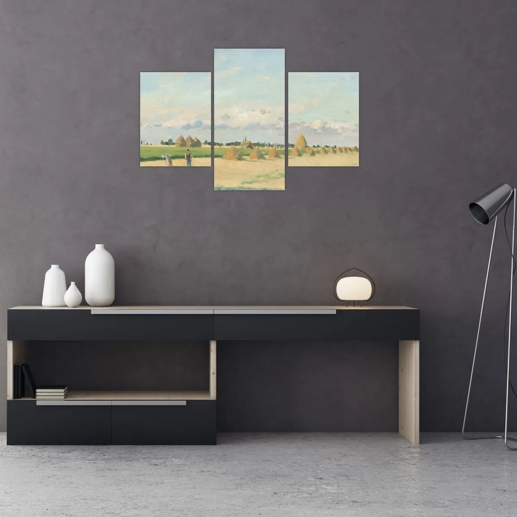 Tablou - Camille Pissarro, Landscape, Ile de France, reproducere (90x60 cm)