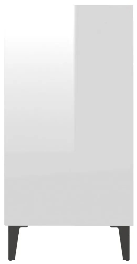 Servanta, alb extralucios, 57x35x70 cm, PAL 1, Alb foarte lucios