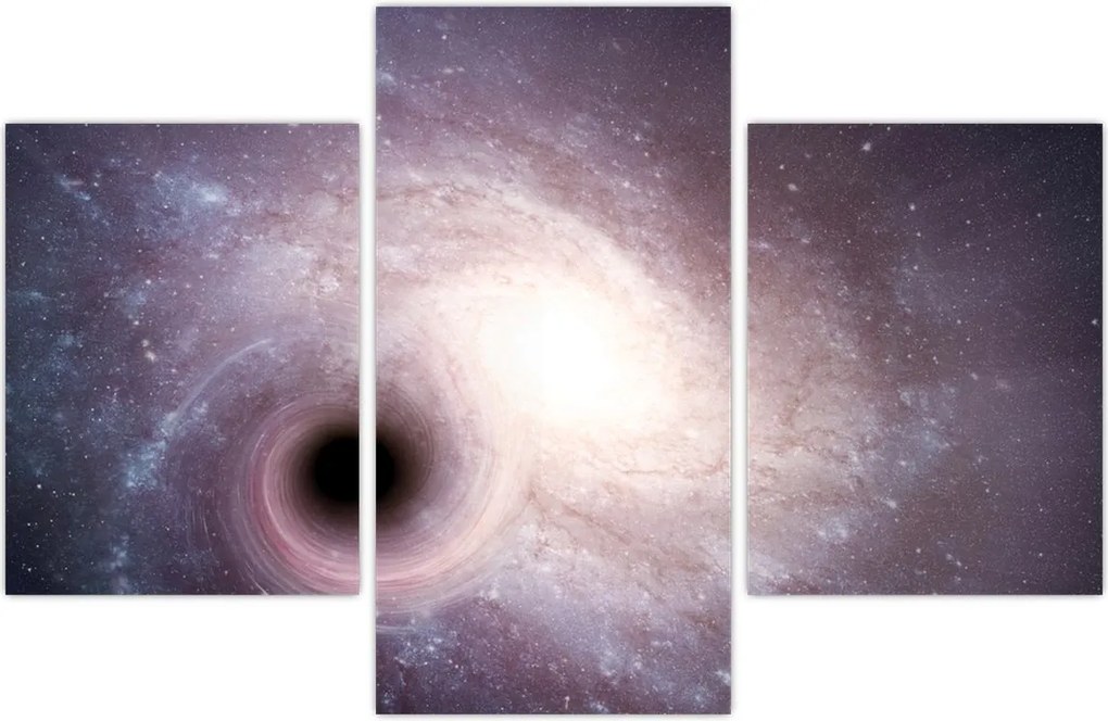 Tablou - Galaxii spiralate (90x60 cm)