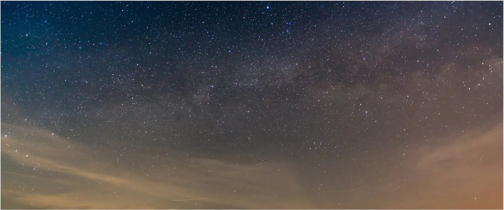 Tablou cu cerul nocturn (120x50 cm)