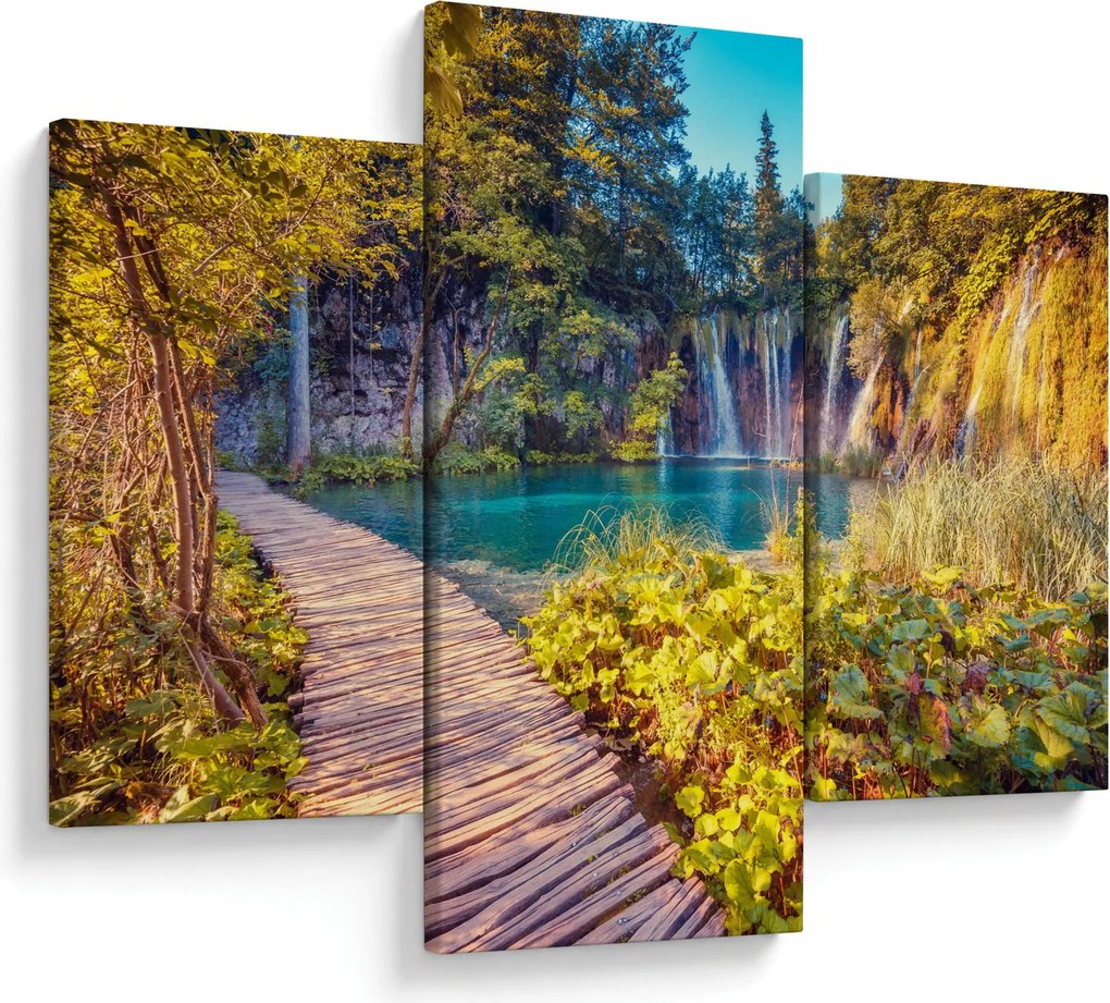 Tablou - Lacurile Plitvice, Croația (90x60 cm)