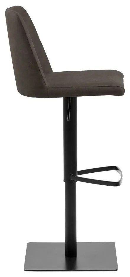 Scaun de bar gri antracit cu înălțime ajustabilă (înălțime șezut 78,5 cm) Avanja – Actona