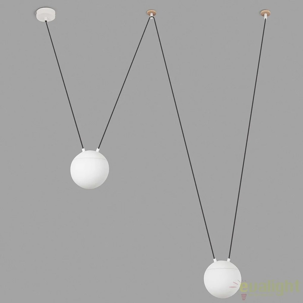 Lustra cu 2 pendule design modern MINE SPACE White 28375-2L
