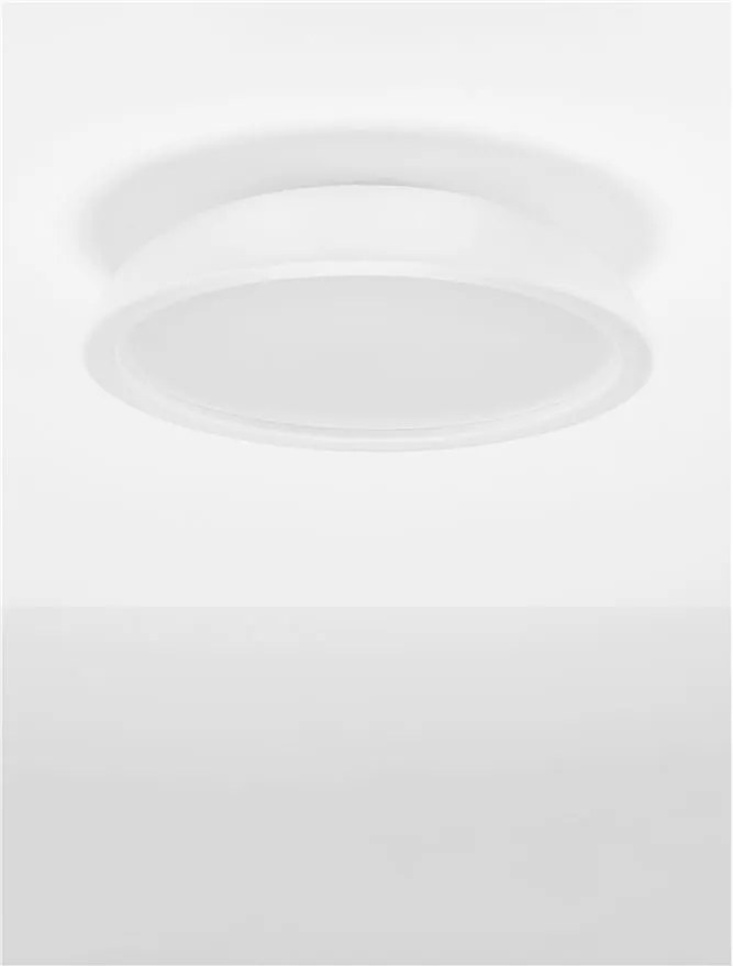 Lustra LED aplicata stil modern FELICIA alb 45cm