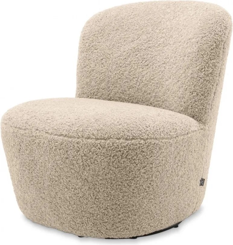 Fotoliu pivotant LUX Doria, canberra sand 115108 HZ